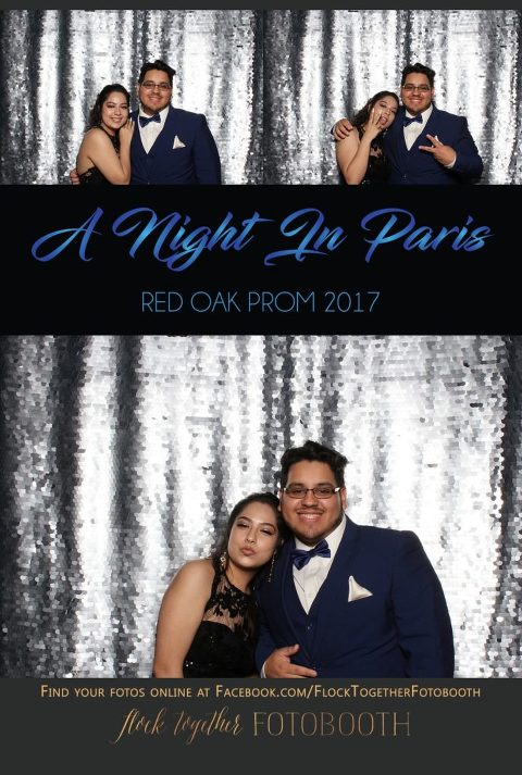 prom photo booth in Dallas, Texas