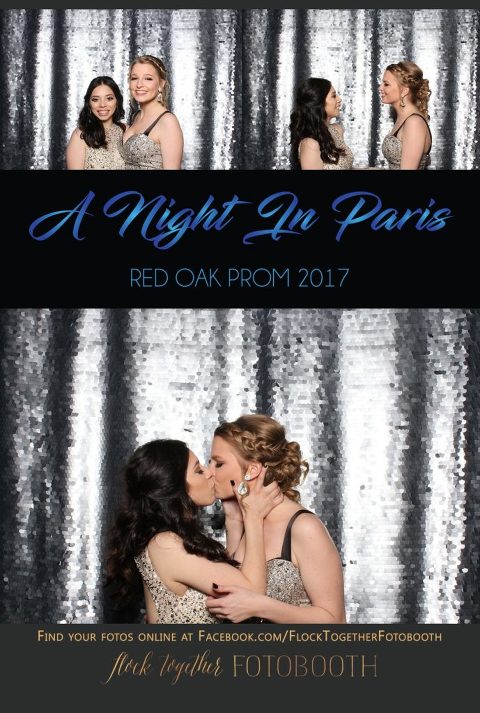 prom photo booth in Dallas, Texas