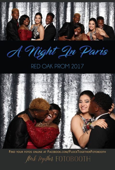 prom photo booth in Dallas, Texas