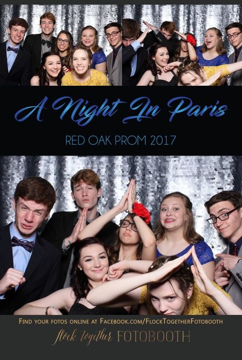 prom photo booth in Dallas, Texas