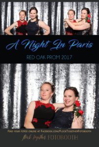 prom photo booth in Dallas, Texas