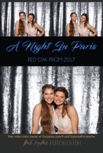 prom photo booth in Dallas, Texas