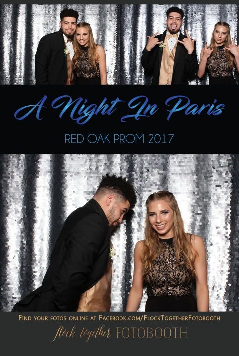 prom photo booth in Dallas, Texas
