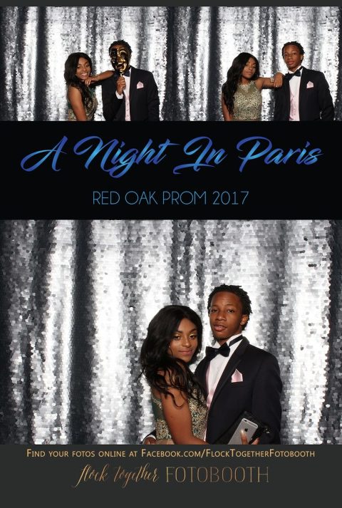 prom photo booth in Dallas, Texas