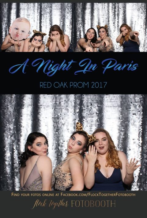 prom photo booth in Dallas, Texas
