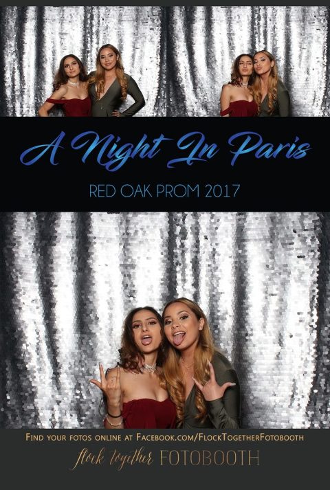 prom photo booth in Dallas, Texas