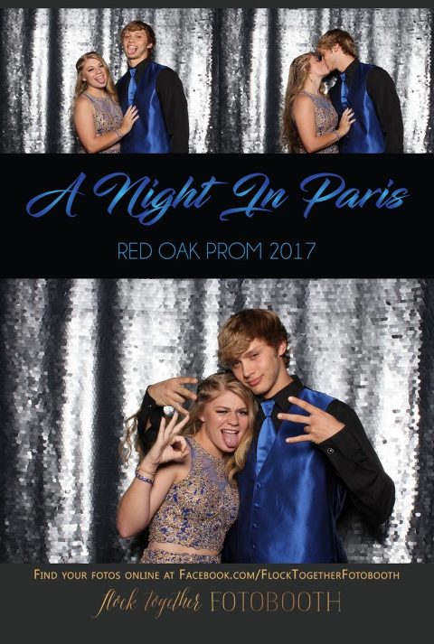 prom photo booth in Dallas, Texas