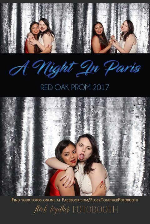 prom photo booth in Dallas, Texas