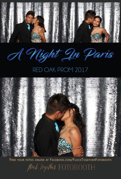 prom photo booth in Dallas, Texas