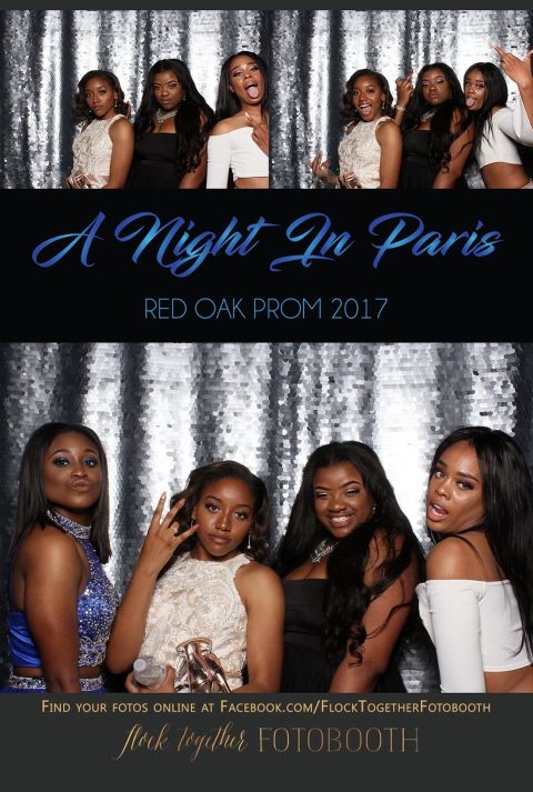 prom photo booth in Dallas, Texas