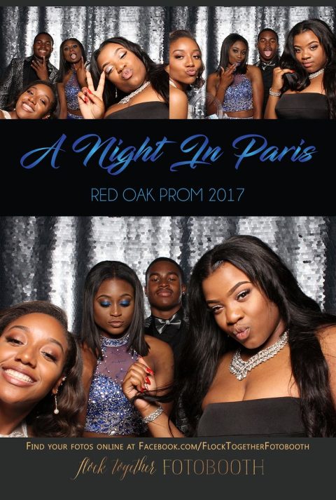 prom photo booth in Dallas, Texas