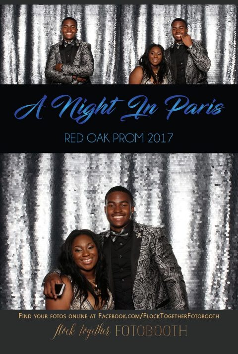 prom photo booth in Dallas, Texas