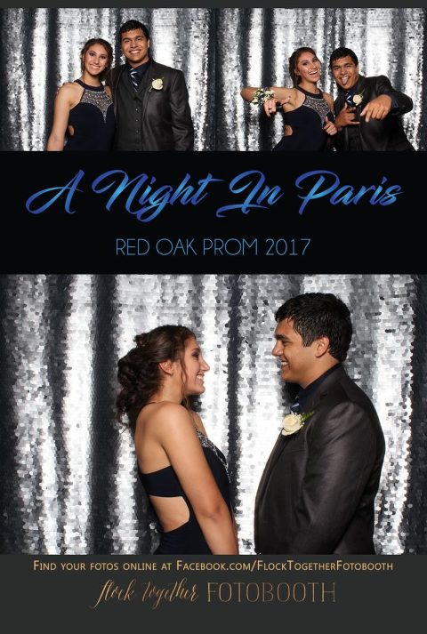 prom photo booth in Dallas, Texas