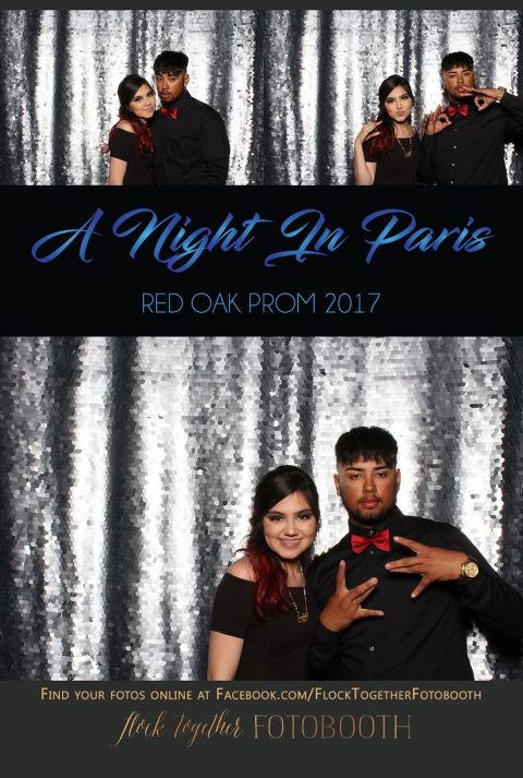 prom photo booth in Dallas, Texas