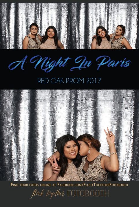 prom photo booth in Dallas, Texas