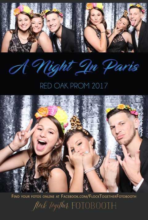 prom photo booth in Dallas, Texas