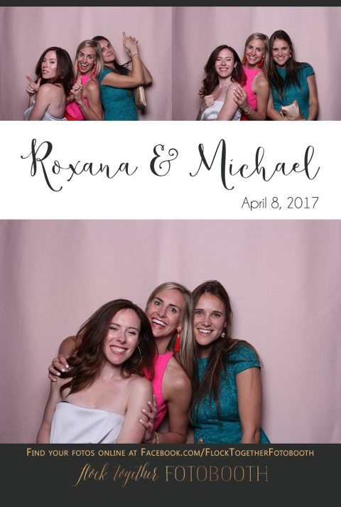 blush photo booth backdrop