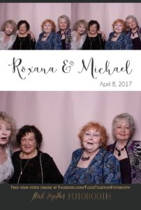 blush photo booth backdrop