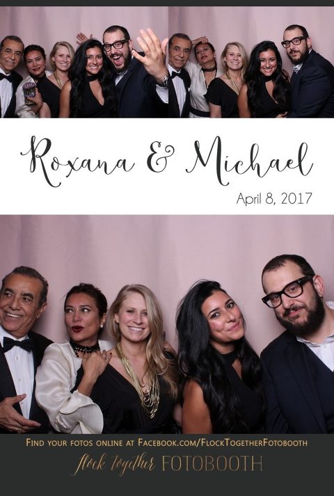 blush photo booth backdrop