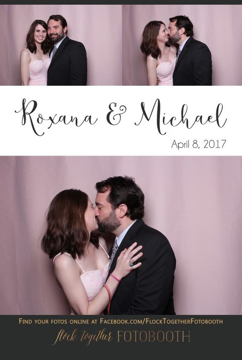 blush photo booth backdrop