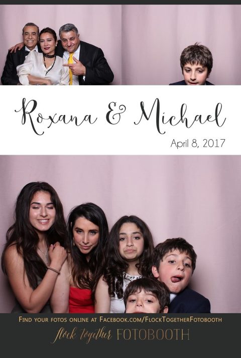 blush photo booth backdrop