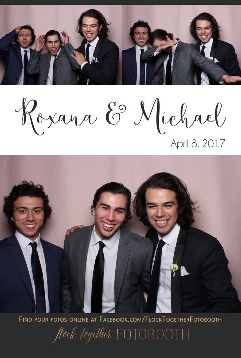 blush photo booth backdrop