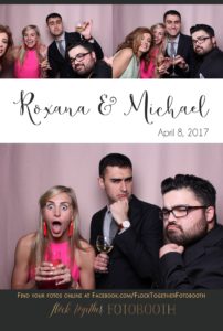 blush photo booth backdrop