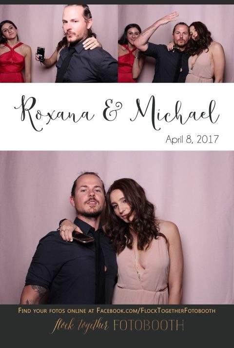 blush photo booth backdrop