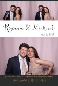 blush photo booth backdrop