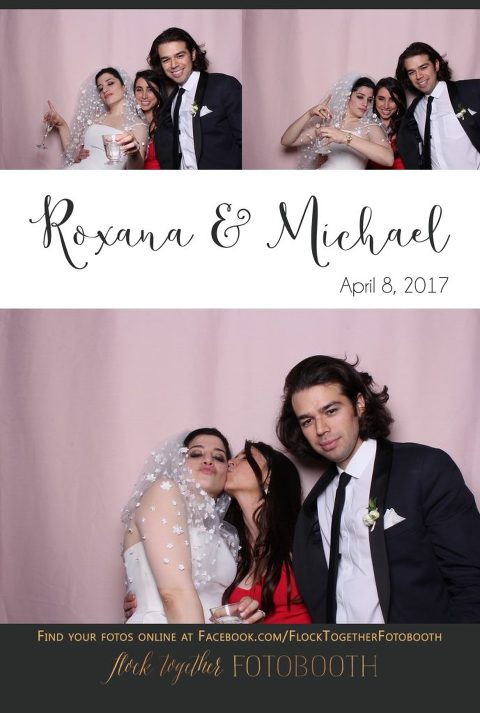 blush photo booth backdrop