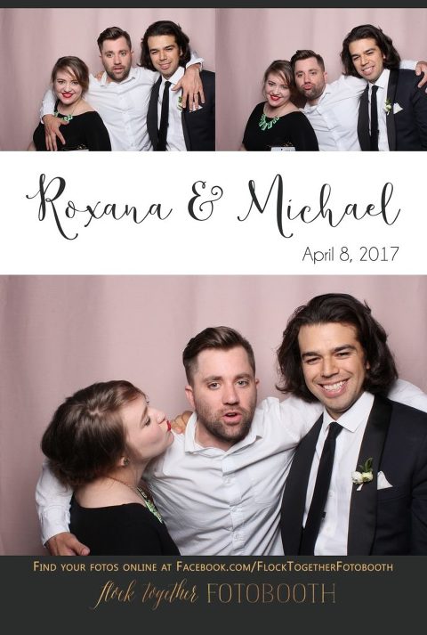 blush photo booth backdrop