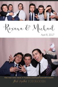 blush photo booth backdrop