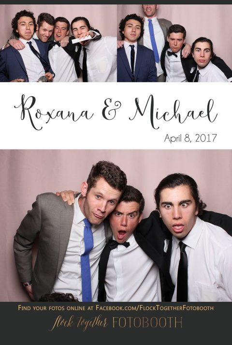 blush photo booth backdrop