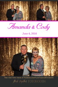 Photo booth at The Laurel in Grapevine, Texas
