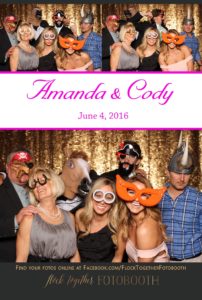 Photo booth at The Laurel in Grapevine, Texas