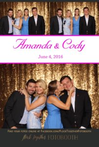 Photo booth at The Laurel in Grapevine, Texas