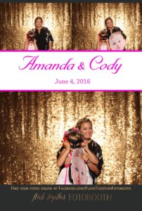 Photo booth at The Laurel in Grapevine, Texas