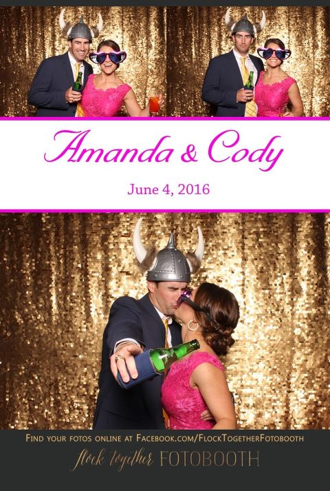 Photo booth at The Laurel in Grapevine, Texas