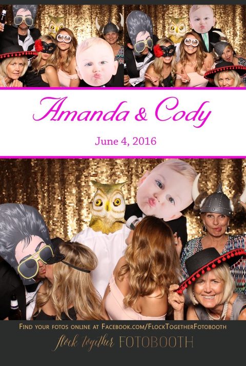 Photo booth at The Laurel in Grapevine, Texas