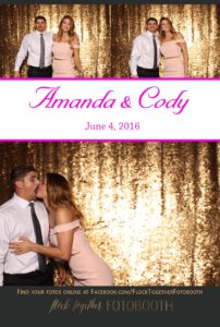 Photo booth at The Laurel in Grapevine, Texas