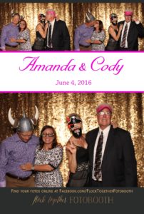 Photo booth at The Laurel in Grapevine, Texas