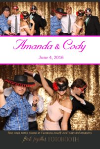 Photo booth at The Laurel in Grapevine, Texas
