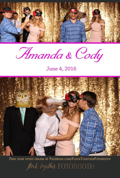 Photo booth at The Laurel in Grapevine, Texas