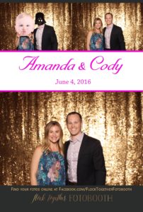 Photo booth at The Laurel in Grapevine, Texas