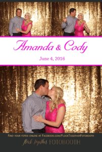 Photo booth at The Laurel in Grapevine, Texas