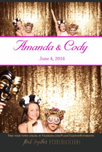 Photo booth at The Laurel in Grapevine, Texas