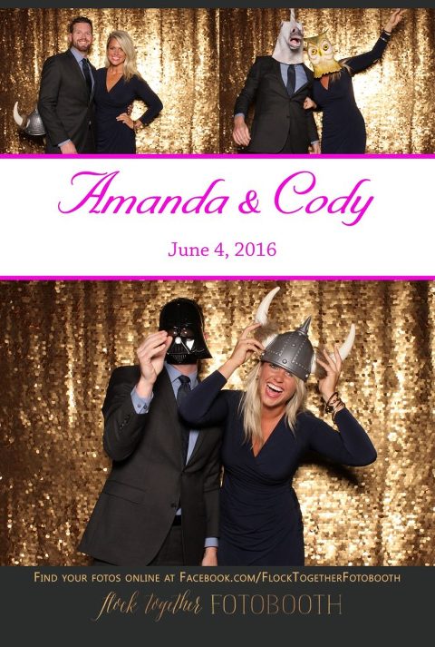 Photo booth at The Laurel in Grapevine, Texas