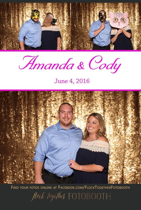 Photo booth at The Laurel in Grapevine, Texas