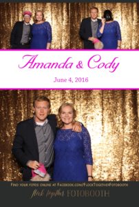 Photo booth at The Laurel in Grapevine, Texas