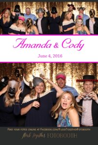 Photo booth at The Laurel in Grapevine, Texas